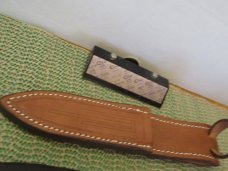 Case XX Era Leather Handled EDC Fixed Blade Pattern # 364 SAB