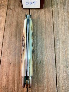 Schatt and Morgan Equal End Split Backspring Whittler Stag KKCA Club Knife 2008