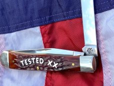 Case xx 2004 Trapper (MDL# 6254) Knife w/ Great Midnight Bone Handles -NOS and M/NM