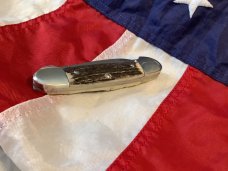 AG Russell MOHAWK Canoe with Great Stag Handles -NOS