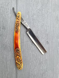 9/16" Vintage Straight Razor Western Bros Anchor Brand Manganese Steel, Made in Germany