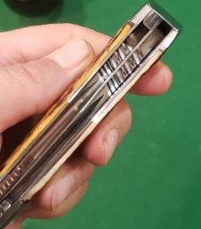 Vintage Custom Made Trapper with Premium Stag Handles and filework, Unique Pattern