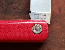 Great Eastern Cutlery Red Linen Micarta Bull Buster 215124 Farm & Field Tool Knife New in the Tube