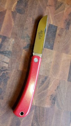 Great Eastern Cutlery Red Linen Micarta Bull Buster 215124 Farm & Field Tool Knife New in the Tube