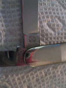 FRANK BUSTER 1980 NKCA 3-3/4" FOUNDERS PEARL HANDLE STOCKMAN 2321 of 2500 FIGHT'N ROOSTER  # 23-K-42