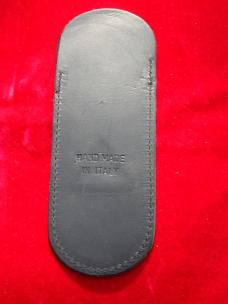 AKC Genuine Black Leather knife Pouch 6"x 2-1/8" 