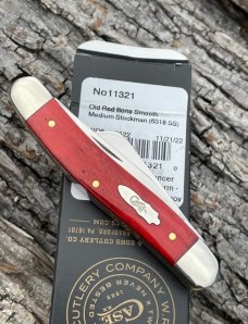 CASE XX ** 2022 SMOOTH OLD RED BONE MEDIUM STOCKMAN