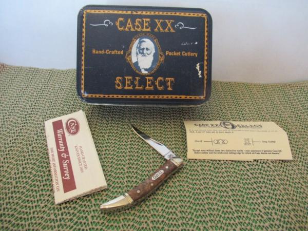 Case Select 2006 Amboyna Wood Tiny Texas Toothpick Pattern # 710096 SS Item # 05410 Case Select 2006 Amboyna Wood Tiny Texas Toothpick Pattern # 710096 SS Item # 05410