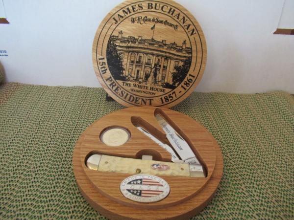 W.R.Case & Sons 2010 White Trapper Presidential Dollar Set Item # 09684
