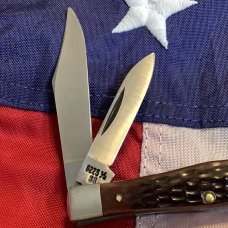 1977 Case xx Small Coke Bottle Knife w/ Nice Derlin handles Mdl#6225 1/2 -Excellent unused condition