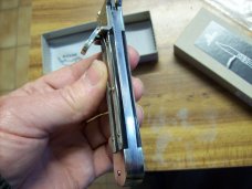Hubertus Knife Shellpuller Patronenzieher Solingen Germany Brazilian Horn Large Size 11 UNUSED NIB.