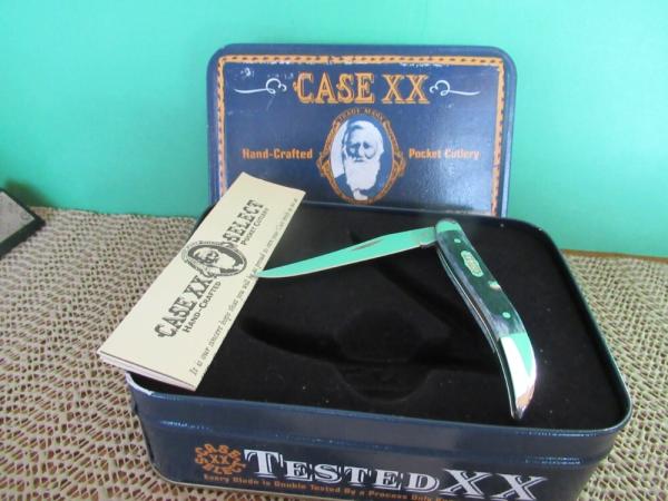 Case 2004 Select Mediterranean Blue Tiny Texas Toothpick Pattern # 610096 ATS-34 Case 2004 Select Mediterranean Blue Tiny Texas Toothpick Pattern # 610096 ATS-34