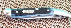 Case 2004 Select Mediterranean Blue Tiny Texas Toothpick Pattern # 610096 ATS-34 
