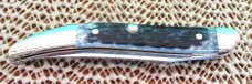 Case 2004 Select Mediterranean Blue Tiny Texas Toothpick Pattern # 610096 ATS-34 