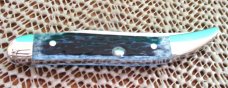 Case 2004 Select Mediterranean Blue Tiny Texas Toothpick Pattern # 610096 ATS-34 