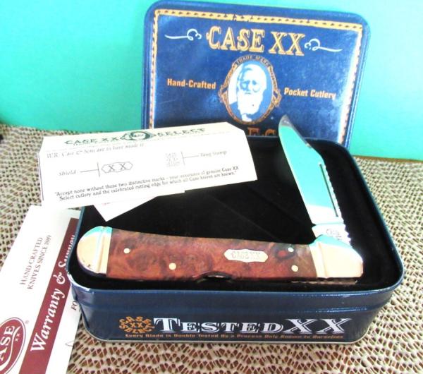 Case Select 2006 Amboyna Wood Copperlock Pattern # 71649L SS Item # 05407 Case Select 2006 Amboyna Wood Copperlock Pattern # 71649L SS Item # 05407