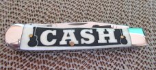 Case XX Limited Edition 2008 Jonny Cash Natural Bone Trapper Pattern # 6354 SS Item # 06771