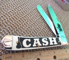 Case XX Limited Edition 2008 Jonny Cash Natural Bone Trapper Pattern # 6354 SS Item # 06771