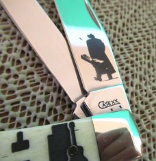 Case XX Limited Edition 2008 Jonny Cash Natural Bone Trapper Pattern # 6354 SS Item # 06771