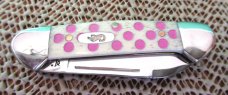 Case XX 2008 Discontinued Pink Polk Dot Baby Butterbean Pattern # 62132 SS Item # 08800