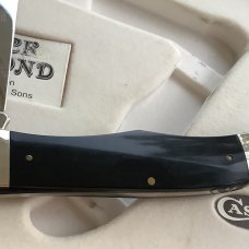 1984 Case xx Folding Hunter “Black Diamond” (2165 SS) Black Synthetic Handles -NOS in Orig Display