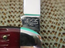 Schatt & Morgan Ruby Red Split Back Whittler Pattern # 043046
