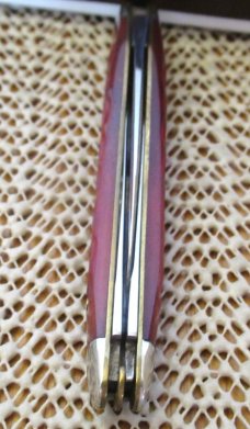 Schatt & Morgan Ruby Red Split Back Whittler Pattern # 043046