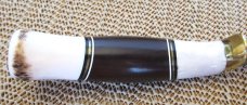 Ruana Custom Brass Knives  Elk & Iron Wood Model CB AB4