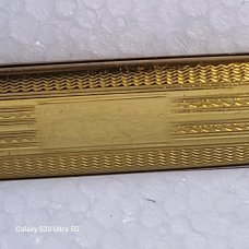 RARE! VINTAGE CRACKED ICE COLONIAL LETTER OPENER & PEN BLADE