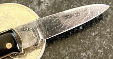 Rare Miniature Ackermannchen Switchblade Knife, INOX Over Patent, By Donimo Mazzoli In Italy 