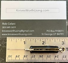 Rare Miniature Ackermannchen Switchblade Knife, INOX Over Patent, By Donimo Mazzoli In Italy 