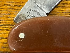 Fight'n Rooster Ltd Ed 1987 "Sweet Georgia Brown" Knife w/Synthetic Scales SN#174 Germany