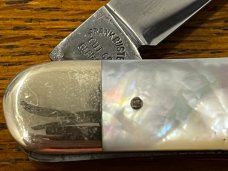 Fight'n Rooster Ltd Ed 1981 "Fort City Knife Collectors" Whittler w/MOP Scales SN#088 Germany