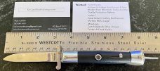 Rizzuto Estileto Milano Clone Swing Guard Switchblade Knife  