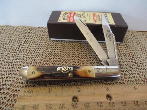 Schatt & Morgan 2015 File & Wire Series 8 Deluxe Pint Stag Barlow Pattern # 032197 Schatt & Morgan 2015 File & Wire Series 8 Deluxe Pint Stag Barlow Pattern # 032197