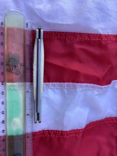 Case xx 1982 Mini Trapper Knife (8207 SPSS) Flashy/Fiery Mother of Pearl  Handles -NOS & A Beauty!