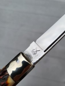 5" Custom Made Pocket Knife, Premium Stage, Very Nice Filework on the Blade -Joseph Rodgers Pattern