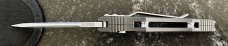 Microtech Kestrel Switchblade Knife, Silver Serrated Blade, Original Box, Papers & Sheath