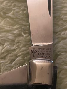 Vintage BOKER Slim/Scaler Knife