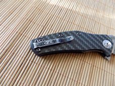 Zero Tol. #0770CF Assisted USA knife, carbon fiber handles.
