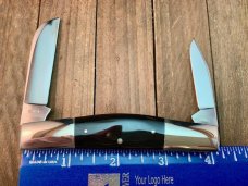 Marbles MSA Gladstone MI by Queen Under Dave Shirley 2 Blade Congress Buffalo Horn 2003