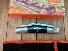 Marbles MSA Gladstone MI by Queen Under Dave Shirley 2 Blade Congress Buffalo Horn 2003