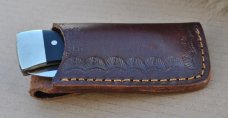 Western S-531 Folder 'A' Stamp = 1977. 4 3/8" Black Delrin Nickel Hardware Nice Sock Drawer Knife!