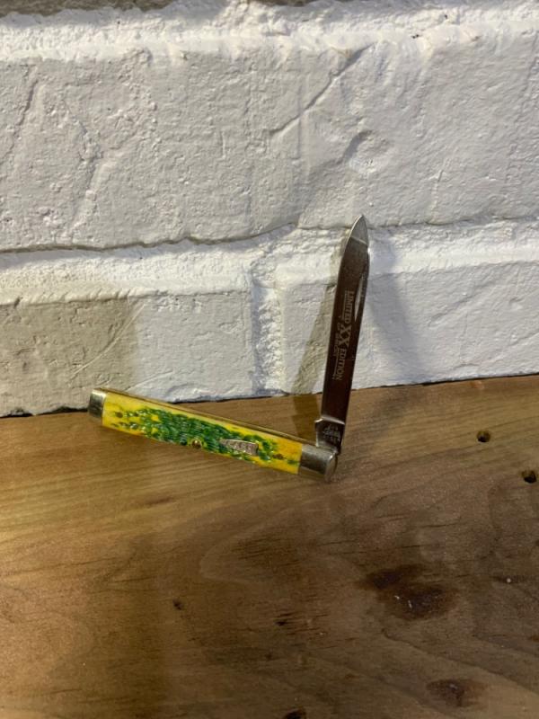Case XX USA 2002 6185 Lemon Lime Bone Doctors Knife  