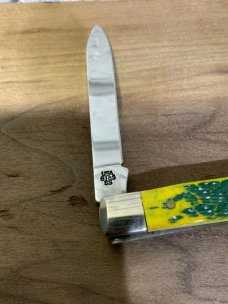 Case XX USA 2002 6185 Lemon Lime Bone Doctors Knife  