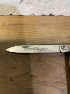 Case XX USA 2002 6185 Lemon Lime Bone Doctors Knife  