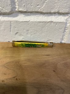 Case XX USA 2002 6185 Lemon Lime Bone Doctors Knife  