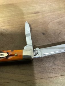 Case XX 6215 USA GunStock Burnt Orange Bone  