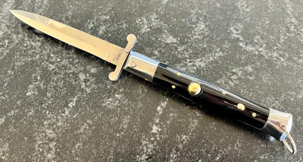 Rizzuto Estileto Milano Swing Guard Switchblade Knife, Damaged Handle & Bail  