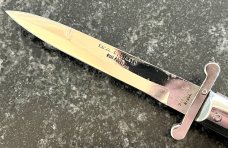 Rizzuto Estileto Milano Swing Guard Switchblade Knife, Damaged Handle & Bail  